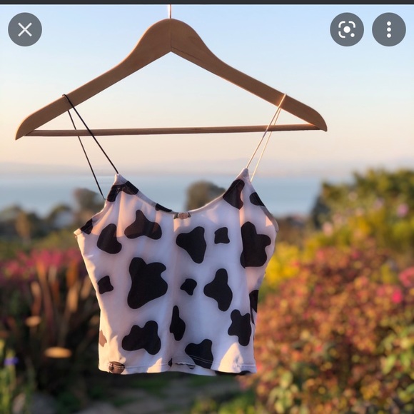 omighty Tops - super cute o mighty cow print tank top
